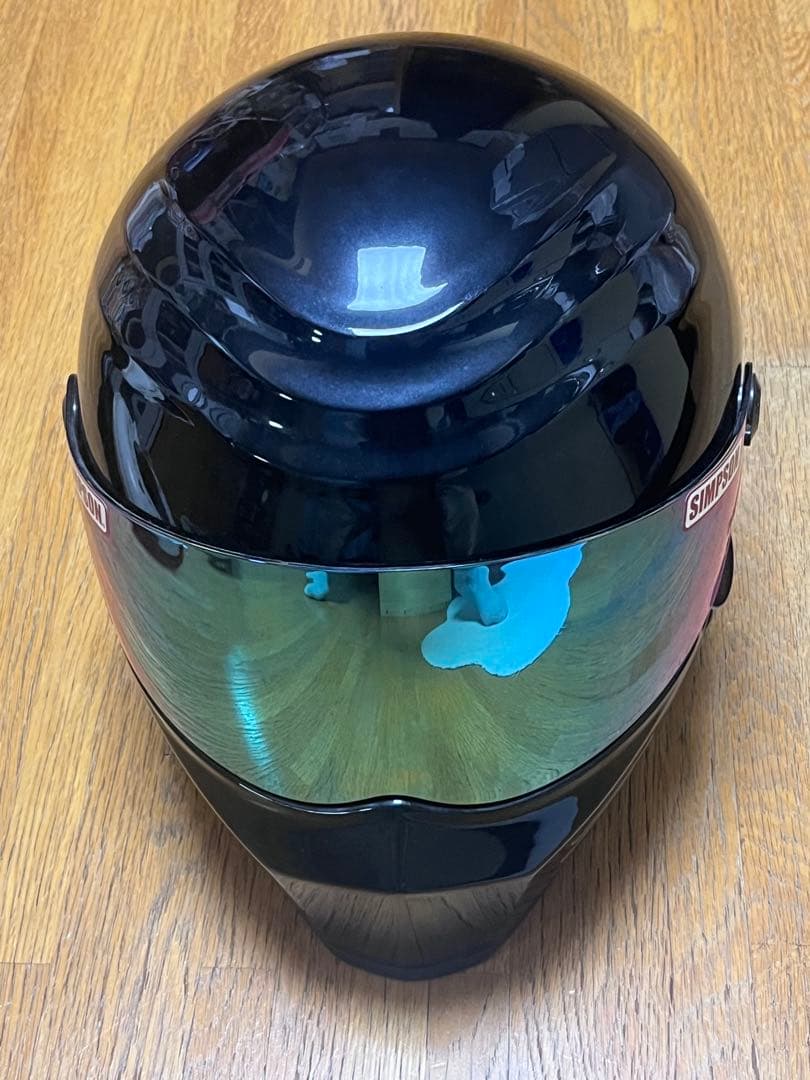 SIMPSON フルフェイスヘルメット ブラック/ミラー