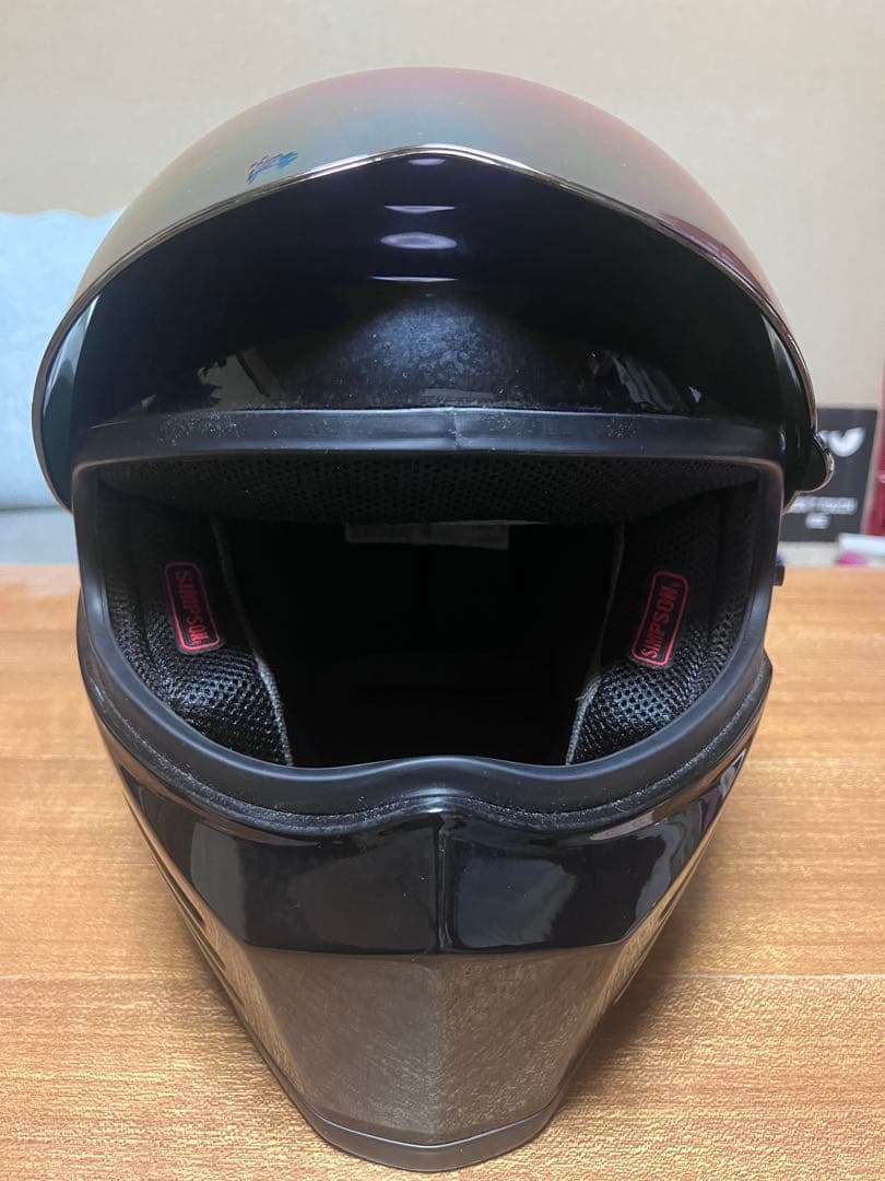 SIMPSON フルフェイスヘルメット ブラック/ミラー