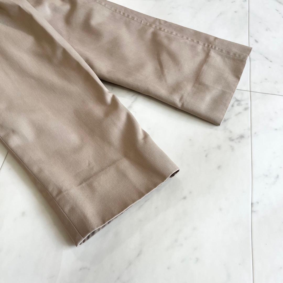 美品 Burberry ノバチェック ロングコート Aラインシルエット ベージュ