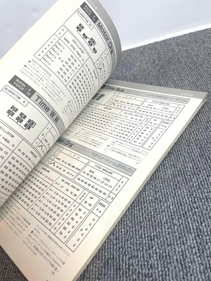 希少 YAMAHA DX7 VOICE DATA 128 シンセサイザー 1 2