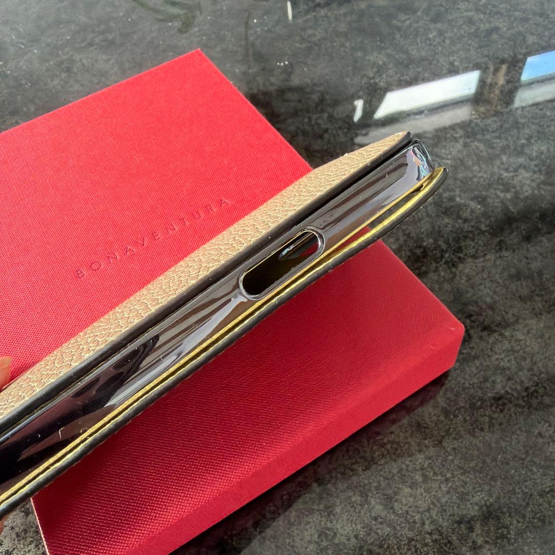 BONAVENTURA iPhone15Pro エトープ×イエロー