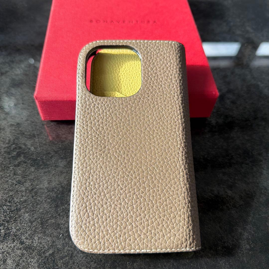 BONAVENTURA iPhone15Pro エトープ×イエロー