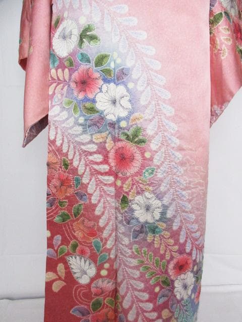 未着用に近い！辻が花＊落款付き＊総柄＊ラグジュアリー＊訪問着＊１６２ｃｍ＊裄６７
