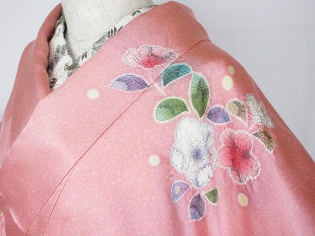 未着用に近い！辻が花＊落款付き＊総柄＊ラグジュアリー＊訪問着＊１６２ｃｍ＊裄６７