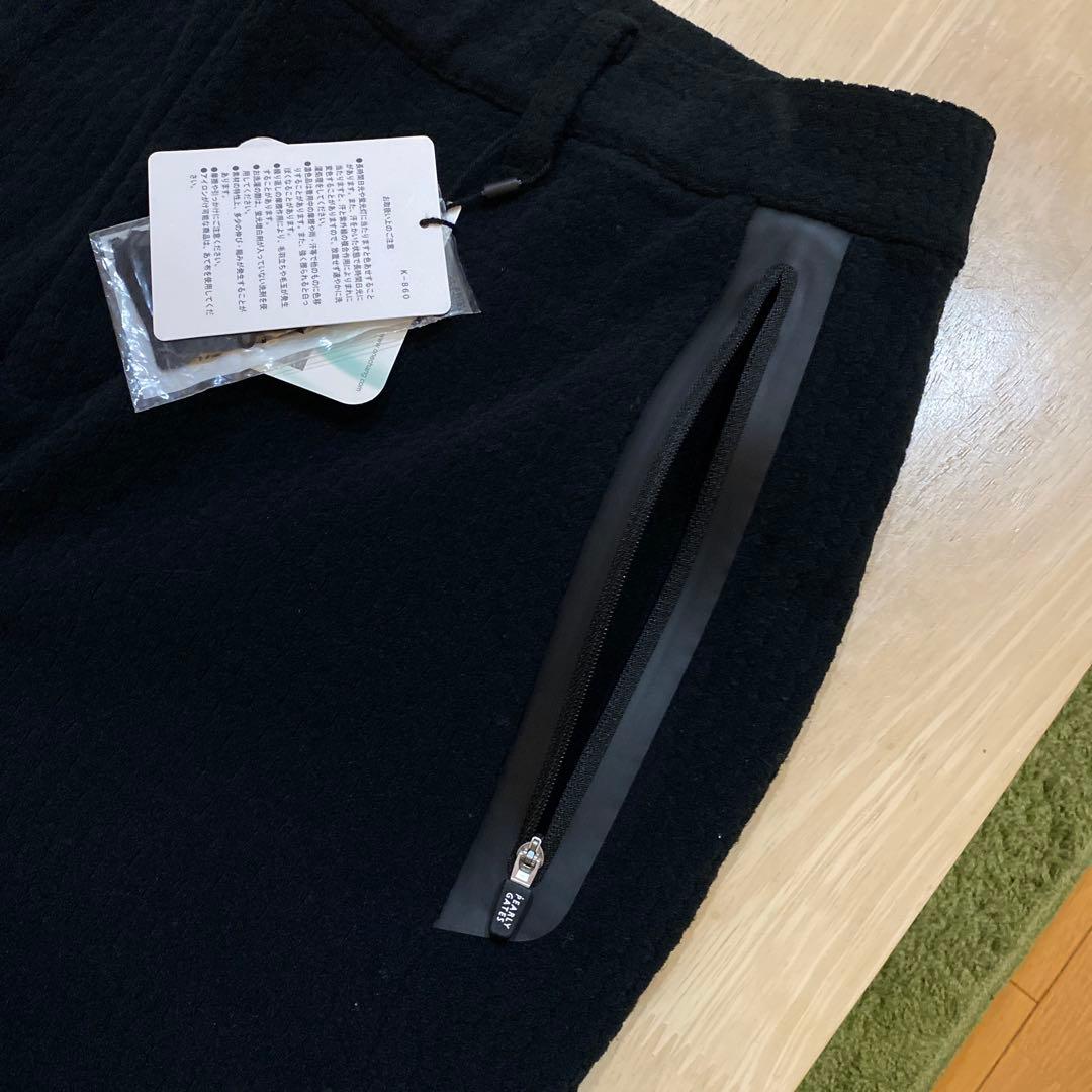 パーリーゲイツ☆新品 トリコット表フリース×ナイロンタフタパンツ