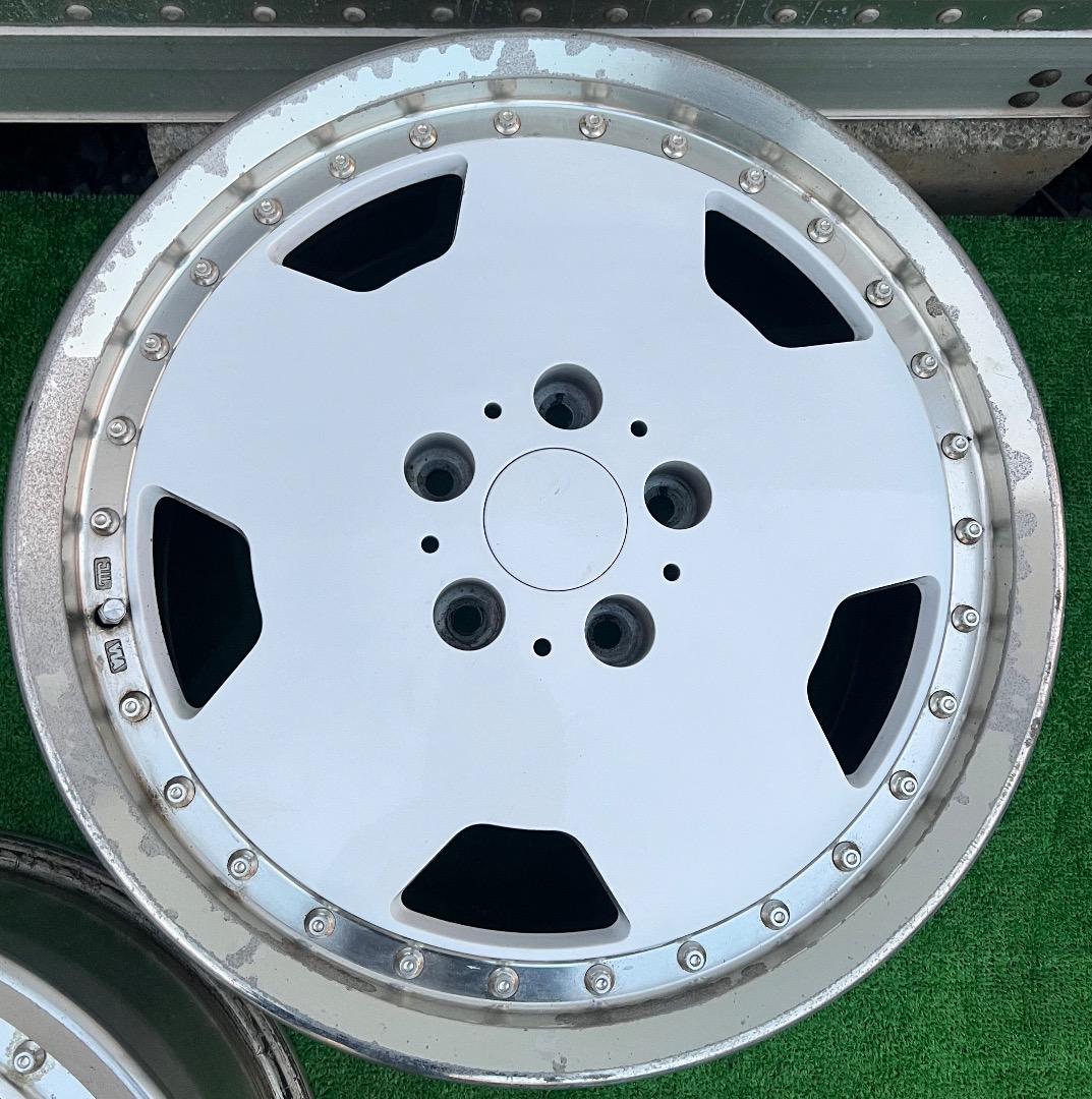 Weds 17x7J ホワイトアルミホイール（2本セット）