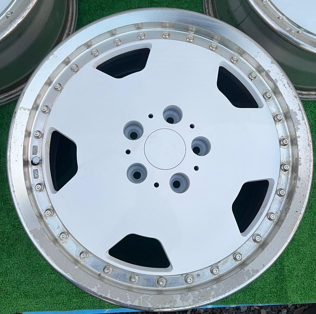 Weds 17x7J ホワイトアルミホイール（2本セット）