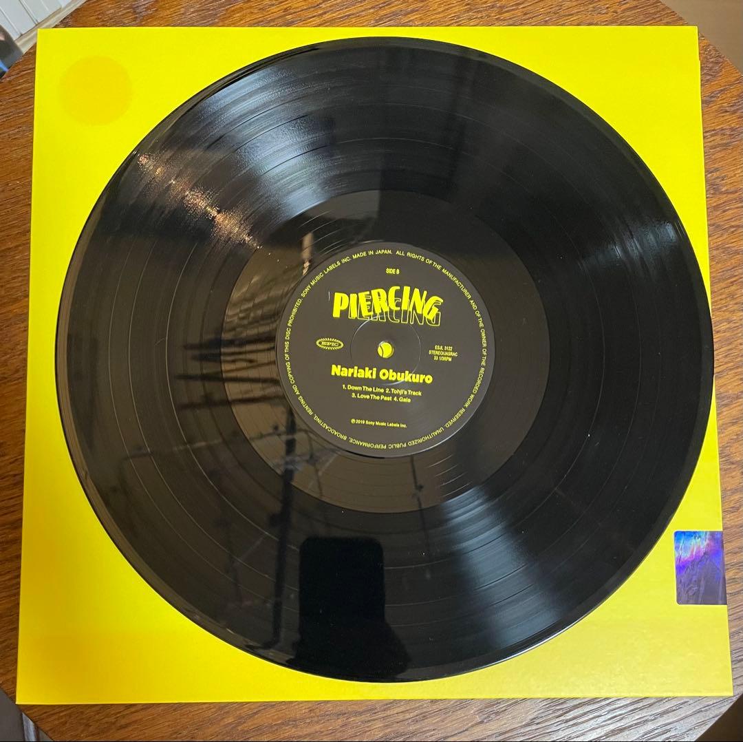 Nariaki Obukuro PIERCING LPレコード　小袋成彬