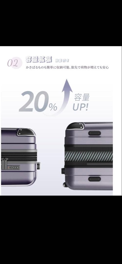 新品　未使用　ピンクキャリーケースMサイズ