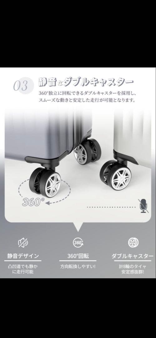 新品　未使用　ピンクキャリーケースMサイズ