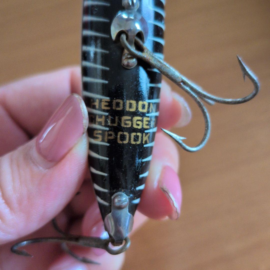Heddon Chugger Spook ブラック トップウォーター　オールド
