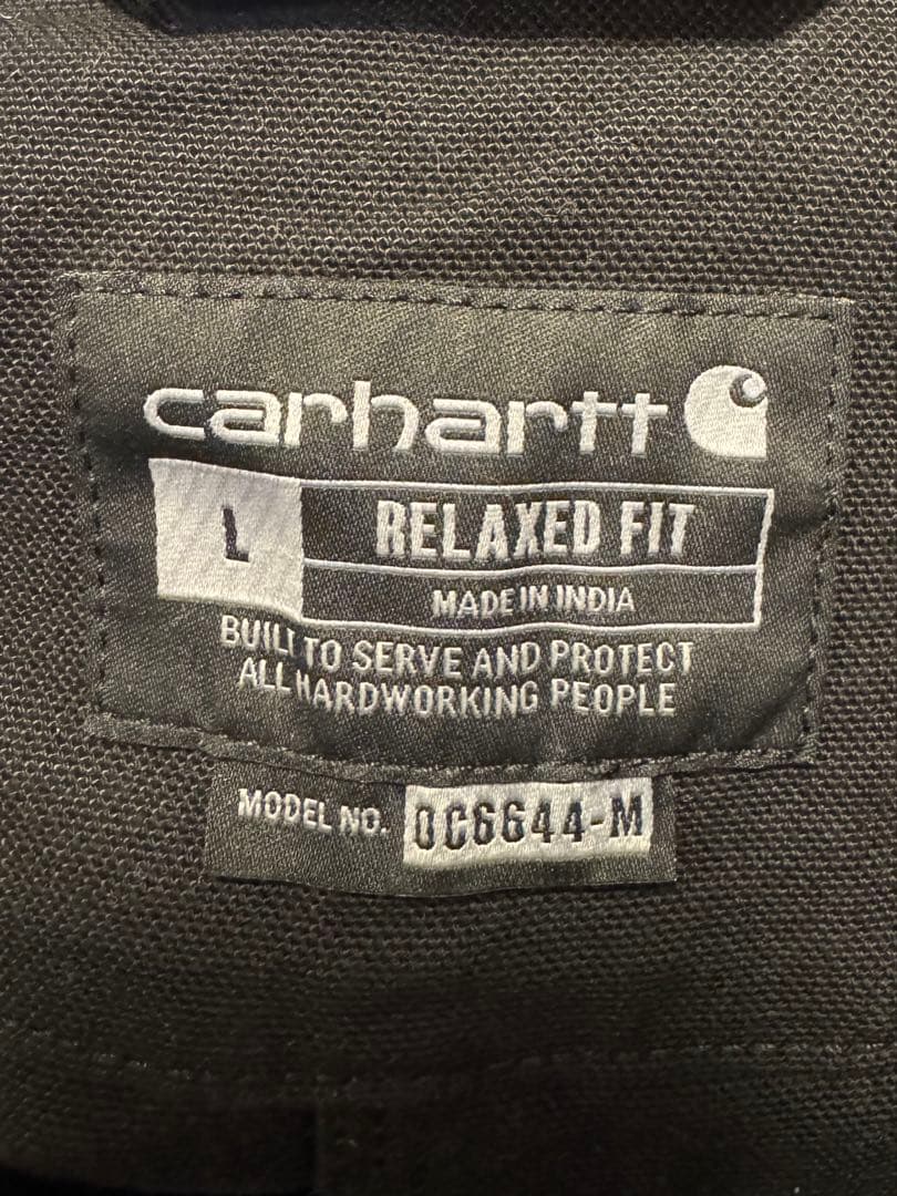 カーハート　2025年製　カバーオール　ブラック