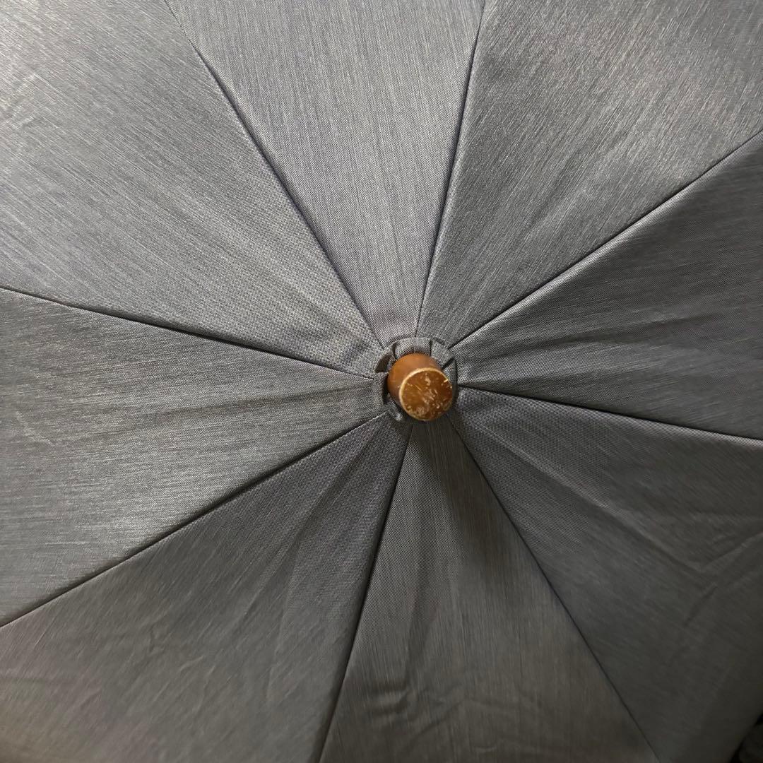 SUN BARRIER 100 フリル日傘 フロストグレー