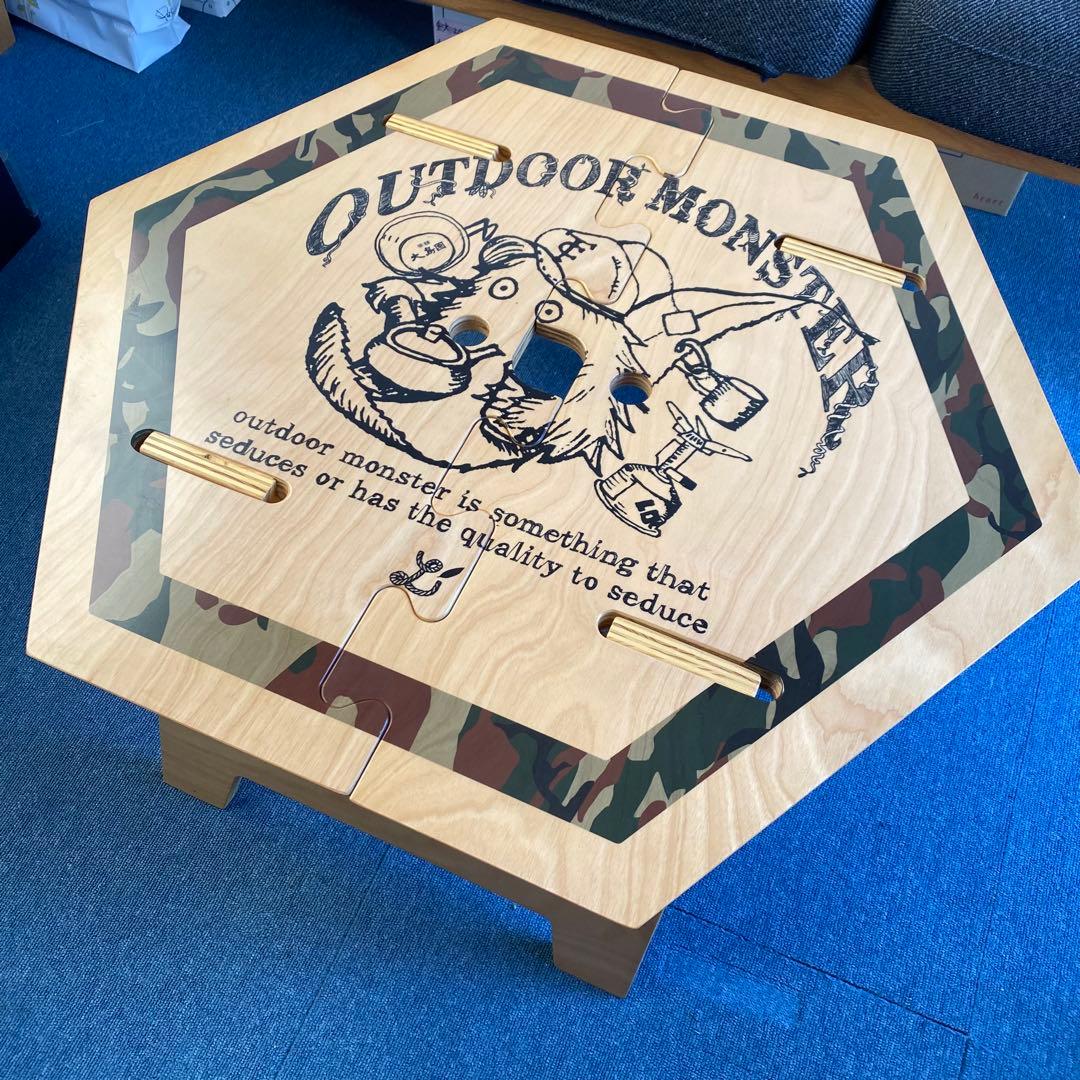 thearth ざぁ〜ス　大島園　アウトドアモンスター ヘキサテーブル　コラボ