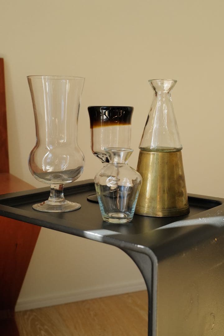 Antique Glass Vase セット