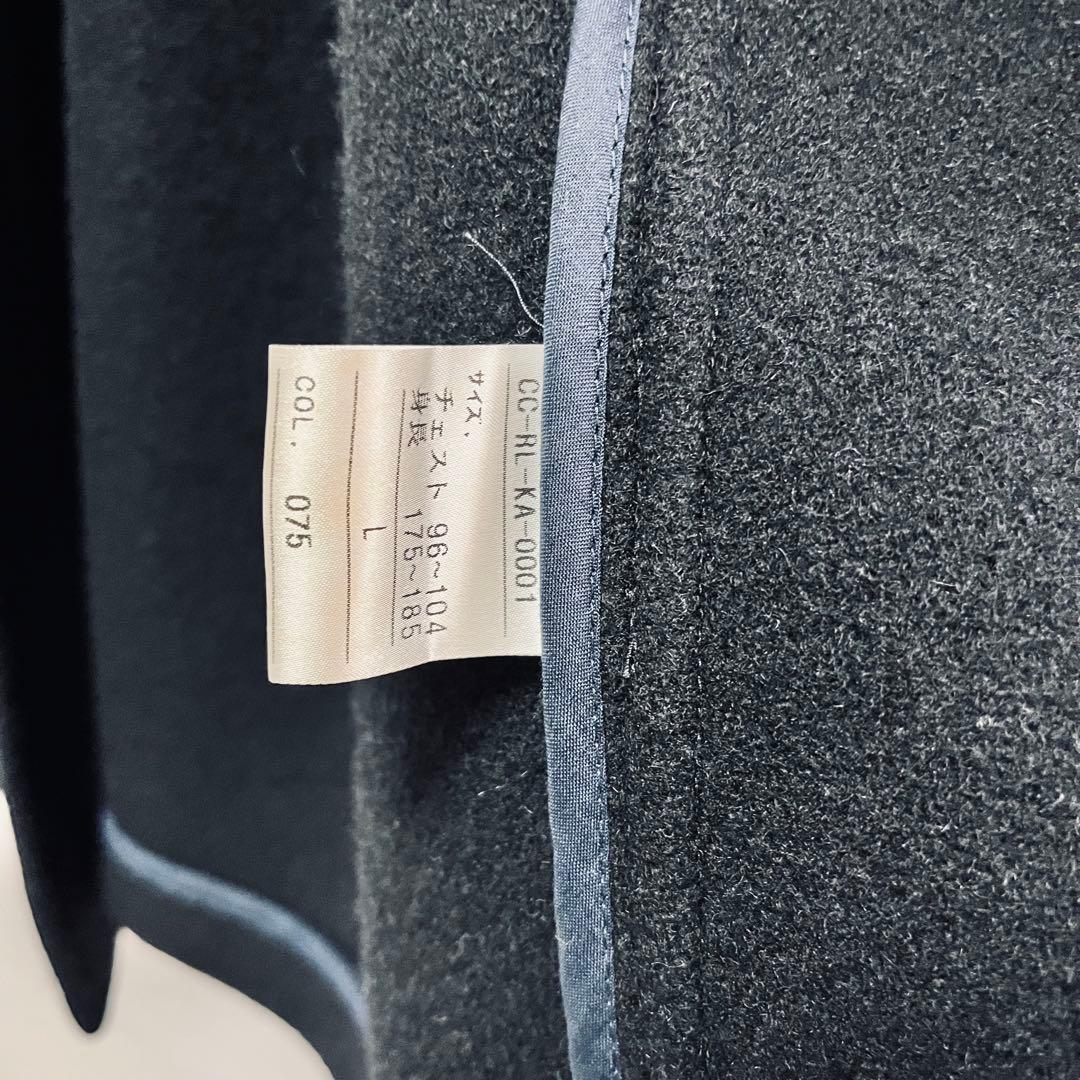 【極美品】 POLO ラルフローレン　三角タグ　ロング　ダッフルコート　ネイビー