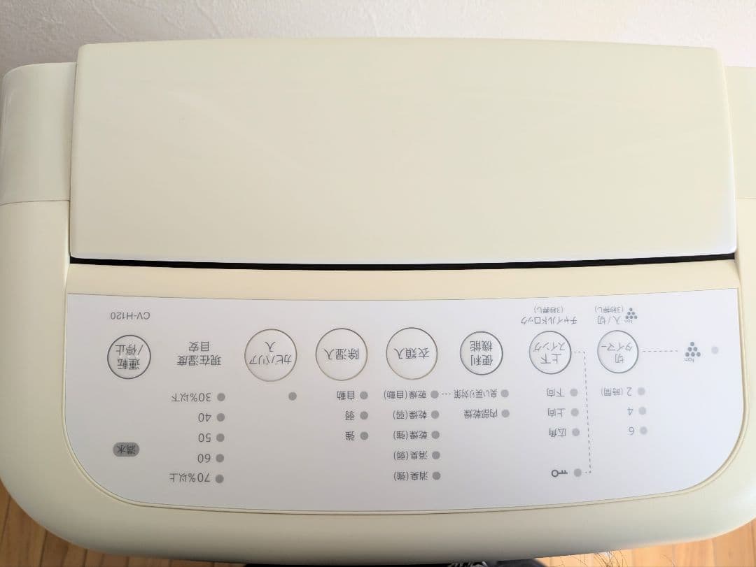使用回数5回衣類乾燥　除湿機 　CV-H120