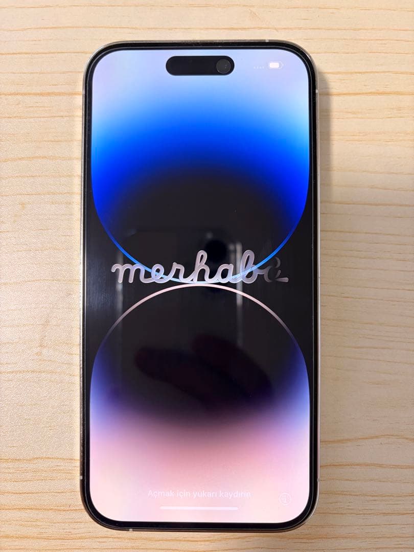 雪 iPhone14 Pro 128GB 美品 バッテリー75%