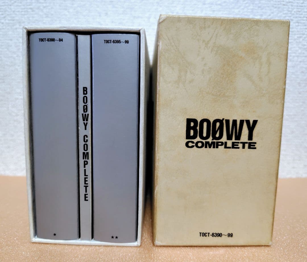 BOØWY complete　BOX　CD　置き時計
