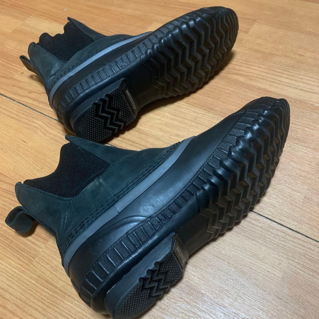 SOREL サイドゴアブーツ 黒　防水　waterproof