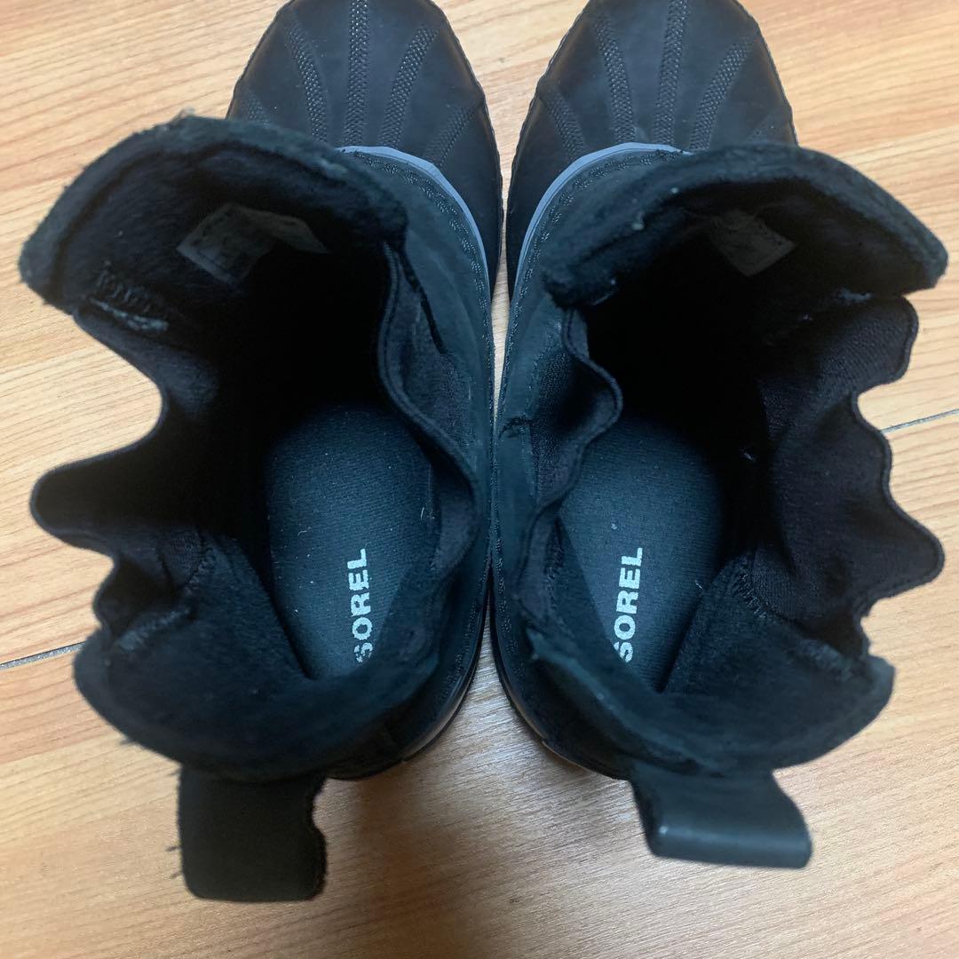SOREL サイドゴアブーツ 黒　防水　waterproof