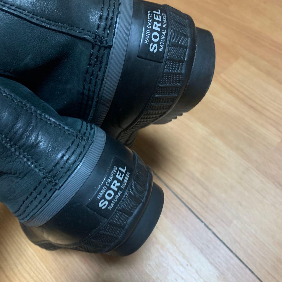 SOREL サイドゴアブーツ 黒　防水　waterproof