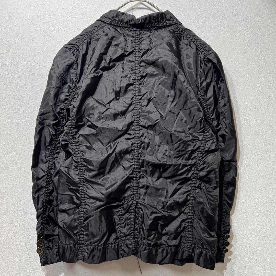 希少 15年製 トリココムデギャルソン 上質 テーラードジャケット シワ加工