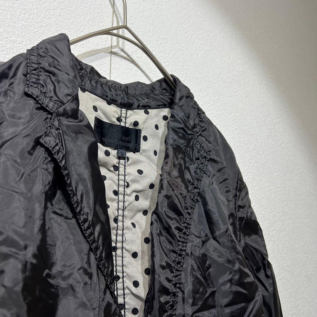 希少 15年製 トリココムデギャルソン 上質 テーラードジャケット シワ加工