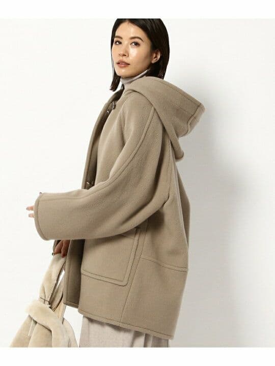 美品♪バビロン manteco社 イタリア ウールコート 38