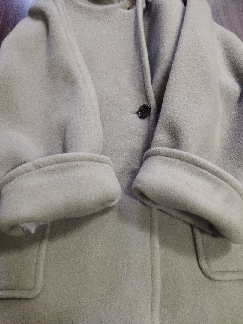 美品♪バビロン manteco社 イタリア ウールコート 38