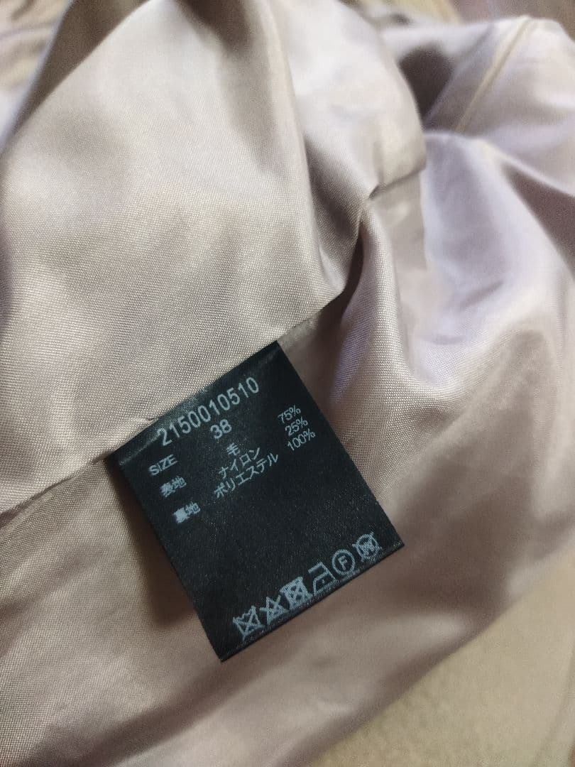 美品♪バビロン manteco社 イタリア ウールコート 38