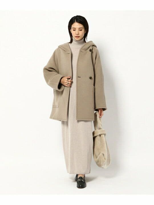 美品♪バビロン manteco社 イタリア ウールコート 38