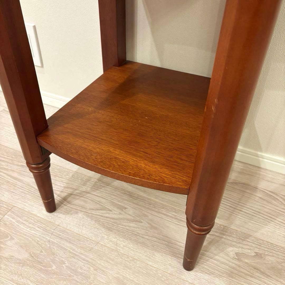 アンティーク調 ヴィンテージ木製キャビネット 2段サイドチェスト 塩川光明堂