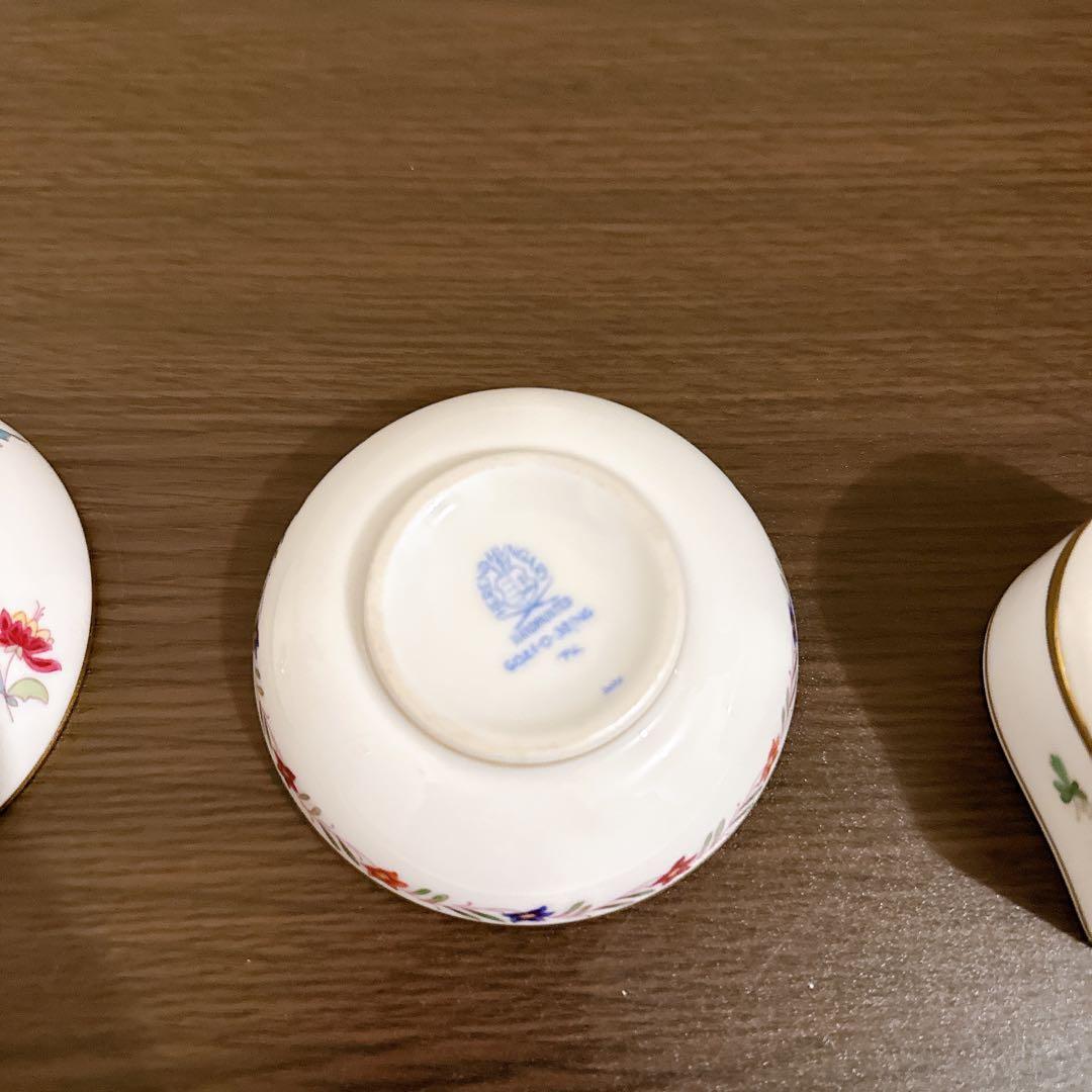 ヘレンド　うさぎのボンボン入れ　2個セット