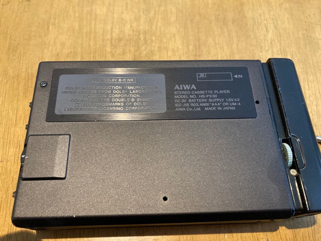 アイワAIWA HSーPX30 ステレオカセットプレーヤー　ジャンク品！