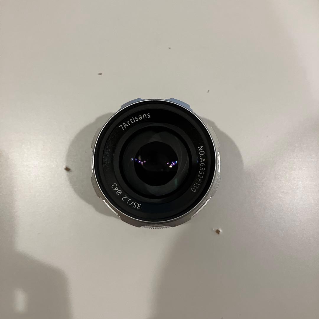 7artisans 35mm f1.2 Xマウント シルバー