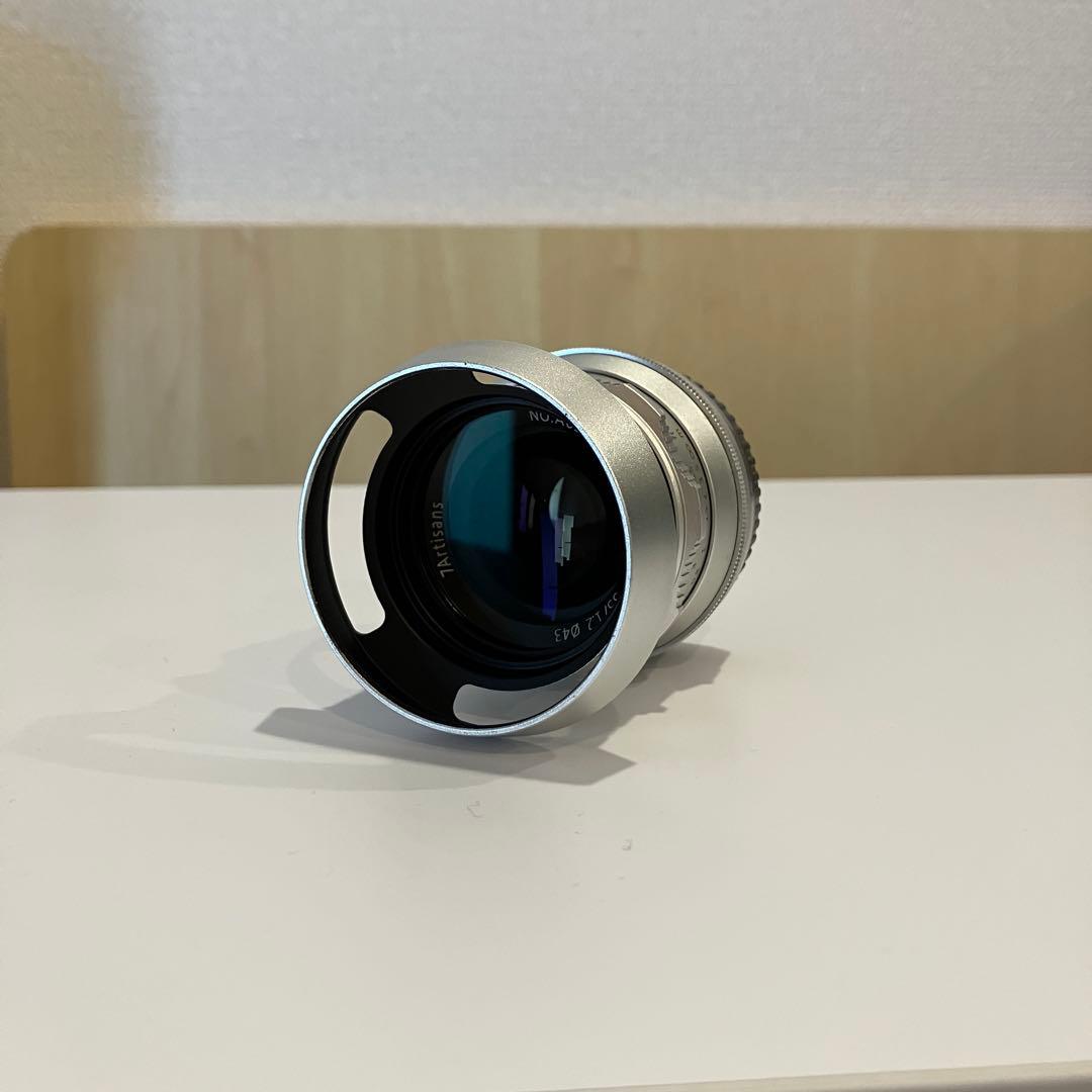 7artisans 35mm f1.2 Xマウント シルバー