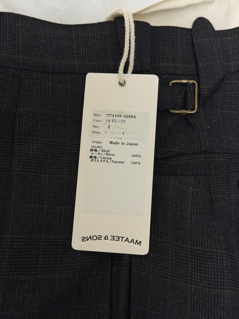 [最終価格] 24SS MATEE&SONS JEFFERY RAYON