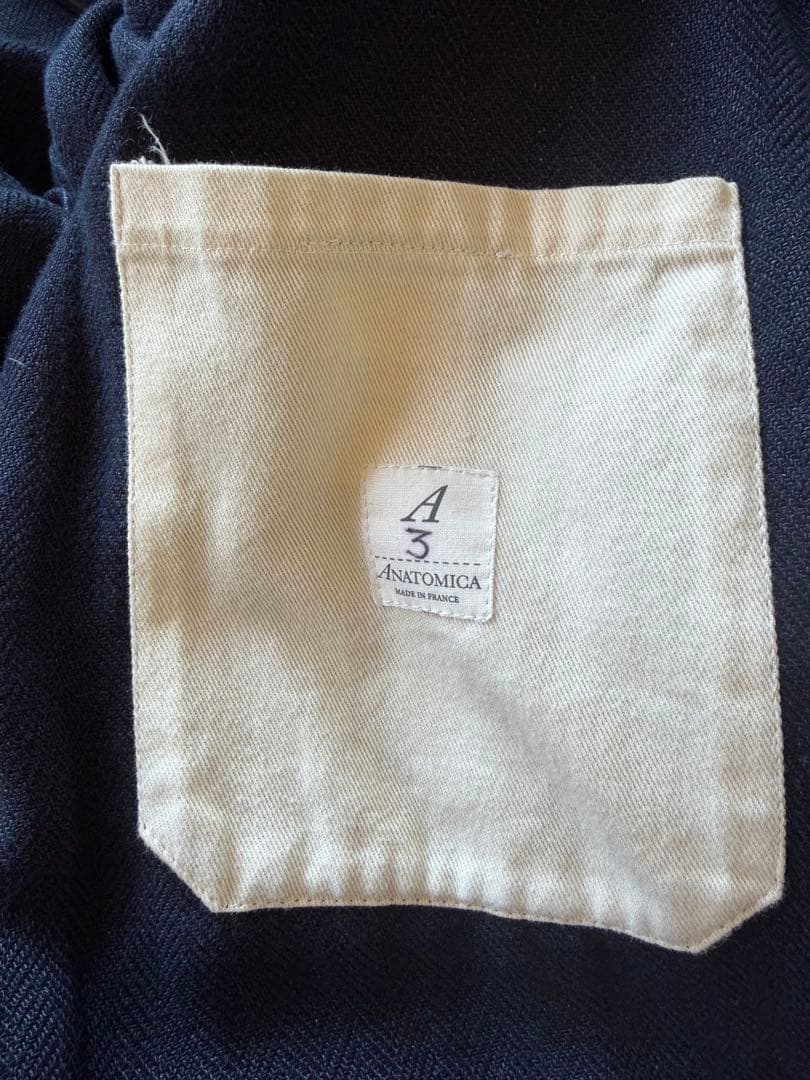 アナトミカ ドルマン ネイビー リネン フランス製