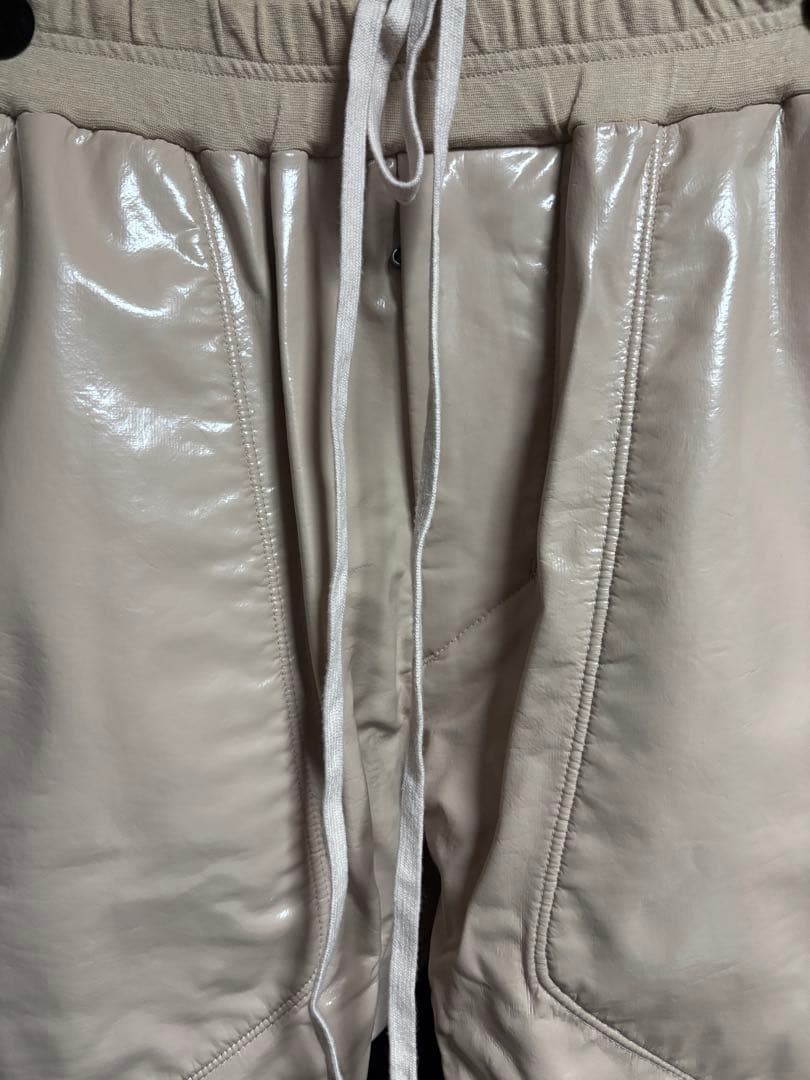 JULIUS ユリウス コーティングパンツ レザーライク アーカイブ モード