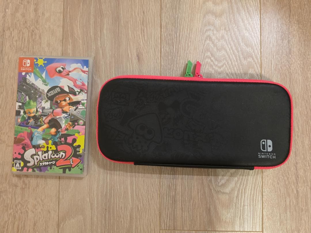 本体同梱版 Nintendo Switch Splatoon2 ケース&SD付き