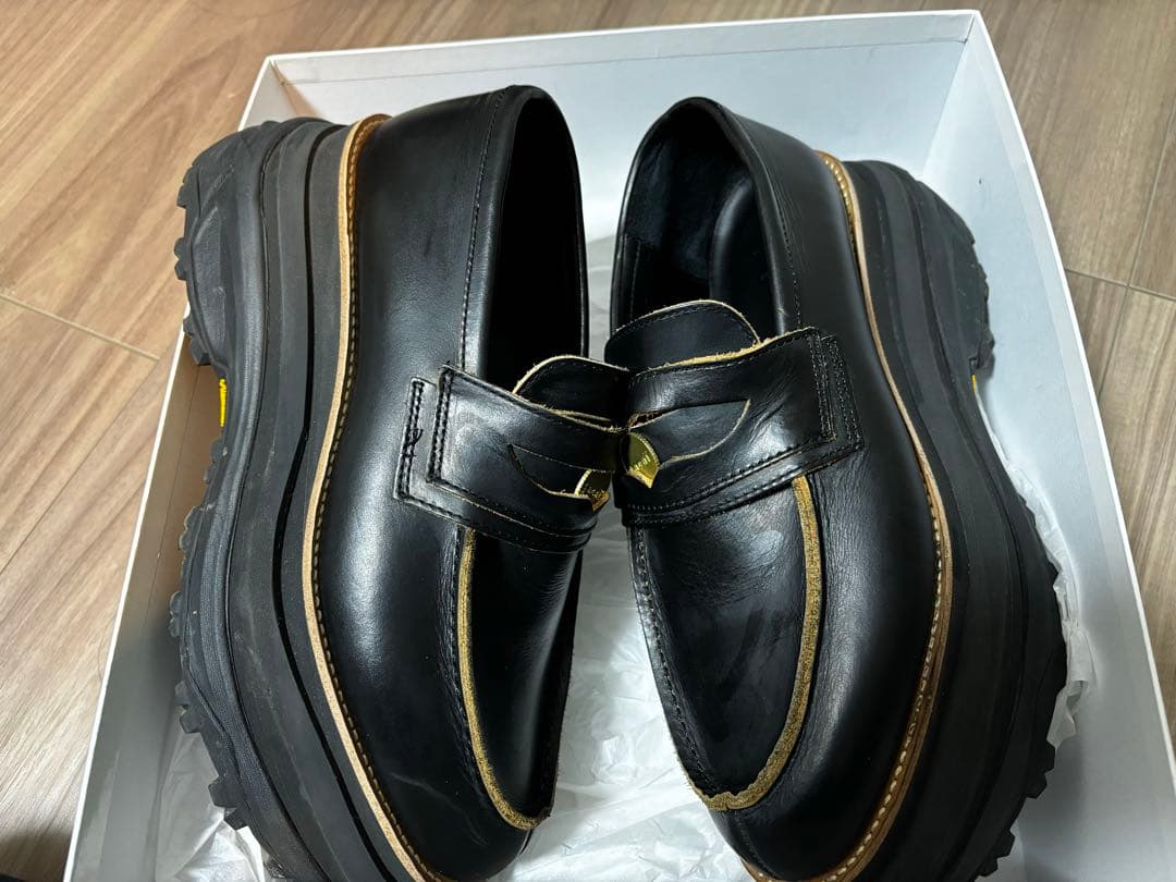 sacai レザー  ローファー