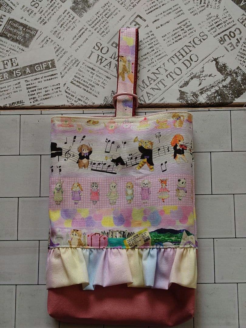 ユキエモン柄　入園セット　レッスンバッグセット　5点セット　プレゼント付き