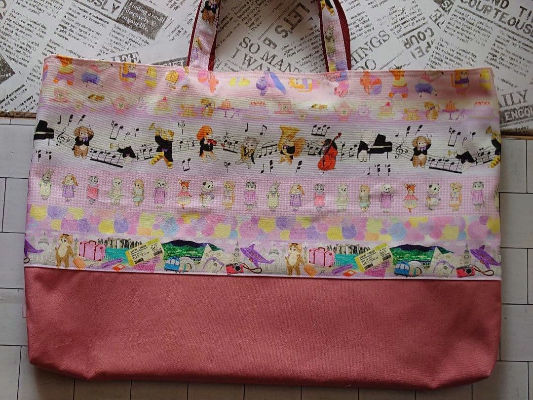 ユキエモン柄　入園セット　レッスンバッグセット　5点セット　プレゼント付き