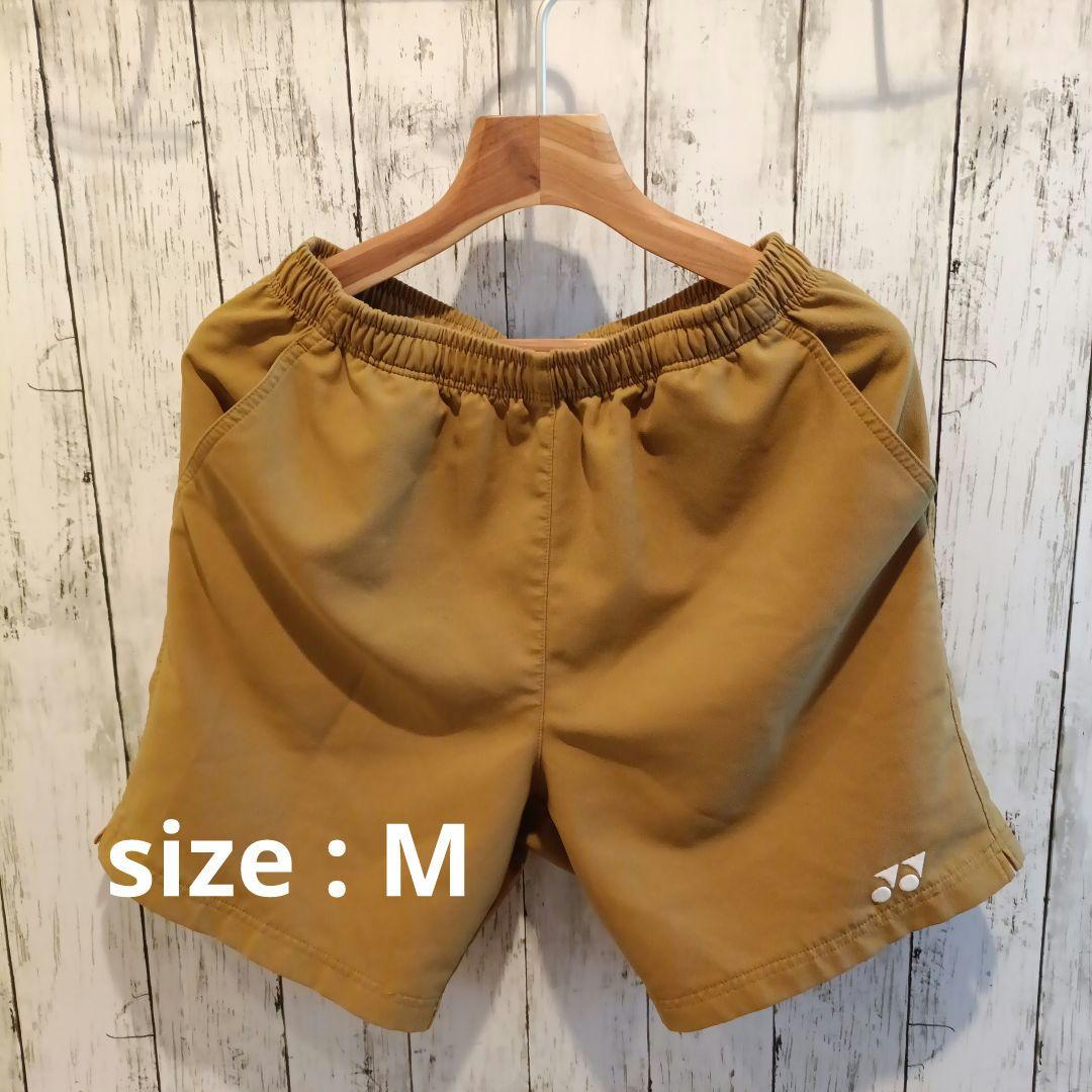 YONEX Mサイズ ハーフパンツ キャメルゴールド　テニス　バドミントン