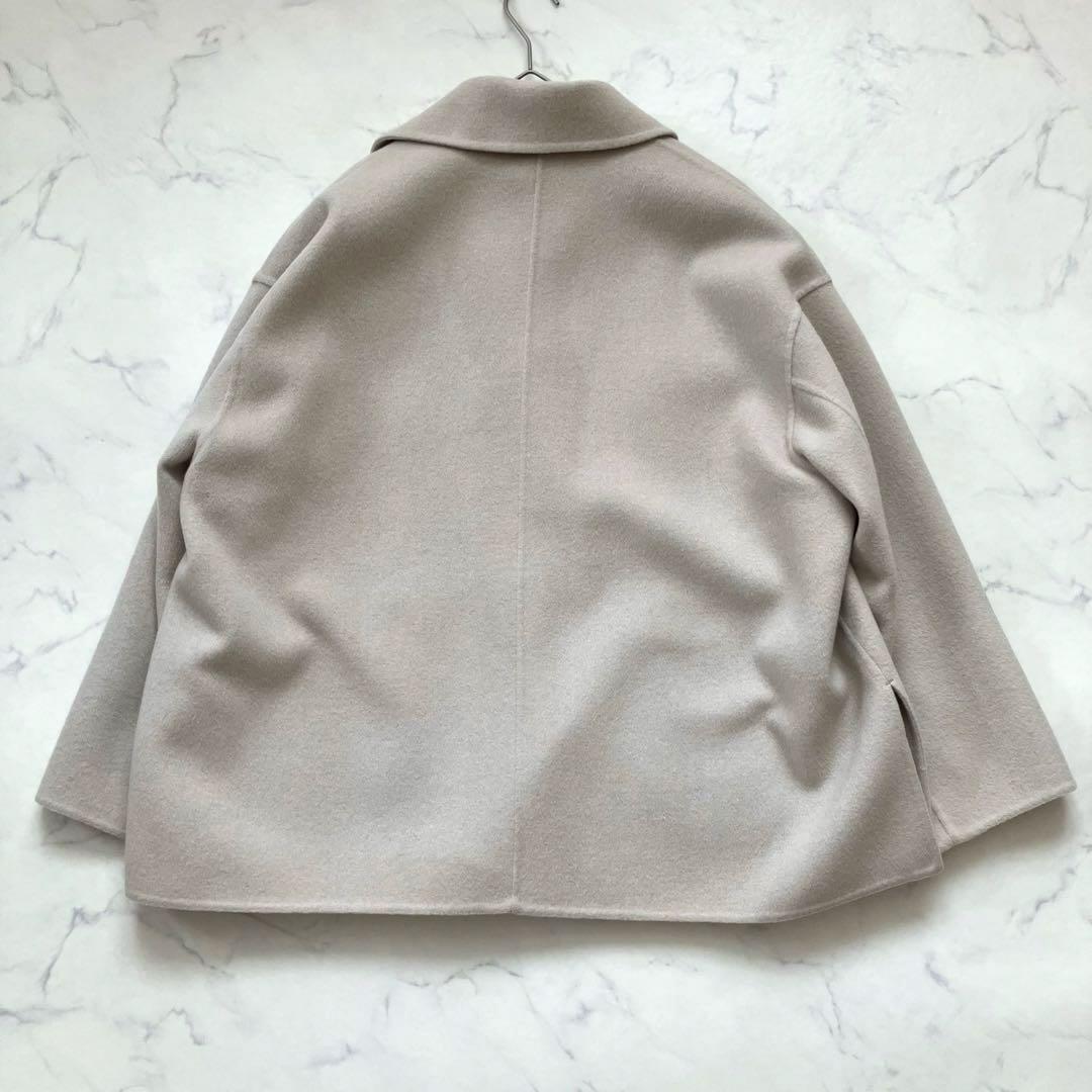 Ballsey プレミアムウールリバー ショートコート　ボールジィ　ベージュ　S