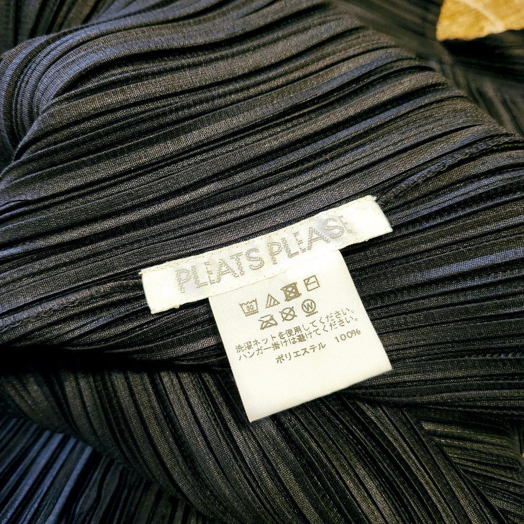 レディース3 プリーツプリーズ イッセイミヤケ チュニック カットソー 変形 黒