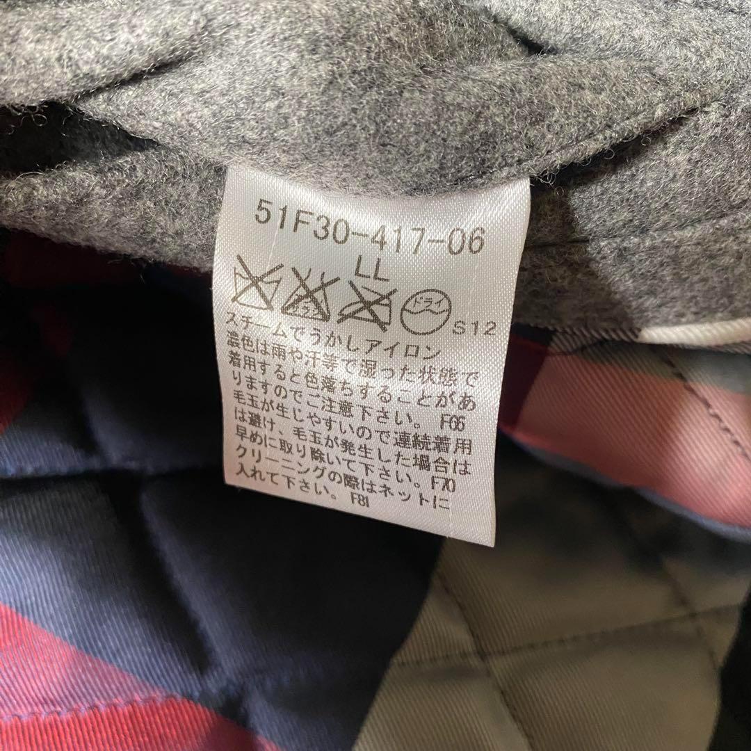 【極美品】ブラックレーベルクレストブリッジ　ウールコート　ダブル　キルティング