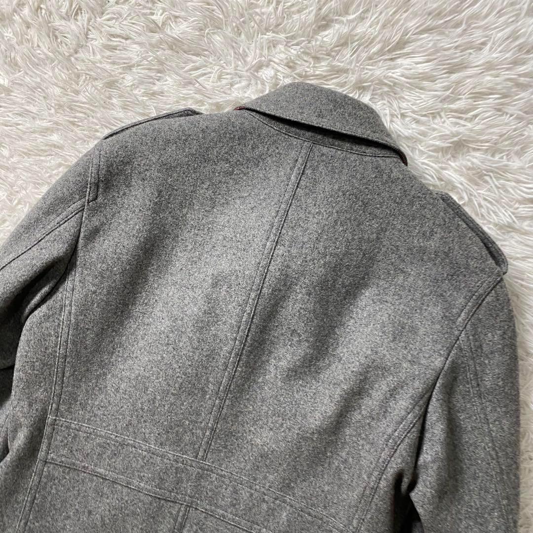 【極美品】ブラックレーベルクレストブリッジ　ウールコート　ダブル　キルティング