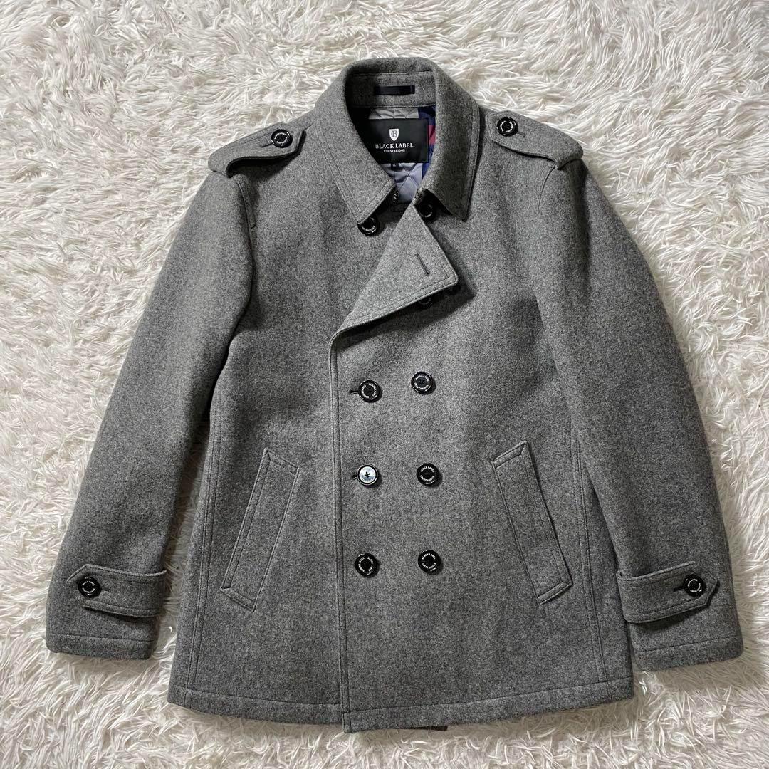 【極美品】ブラックレーベルクレストブリッジ　ウールコート　ダブル　キルティング